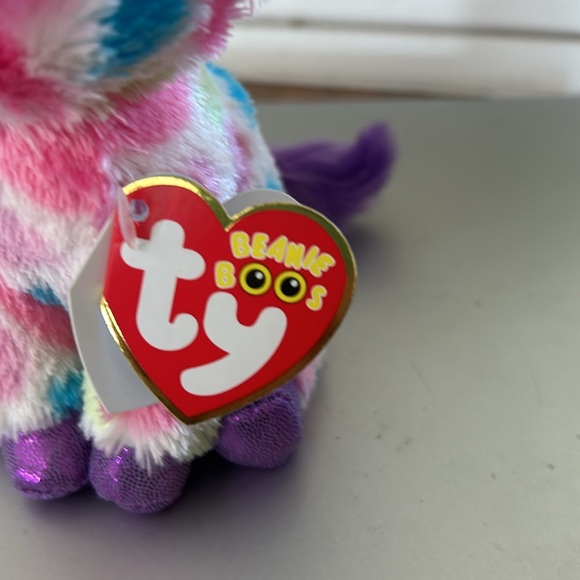 TY Beanie Boos Rainbow inspired “Wishful”. Unicorn 🦄 - Picture 6 of 8